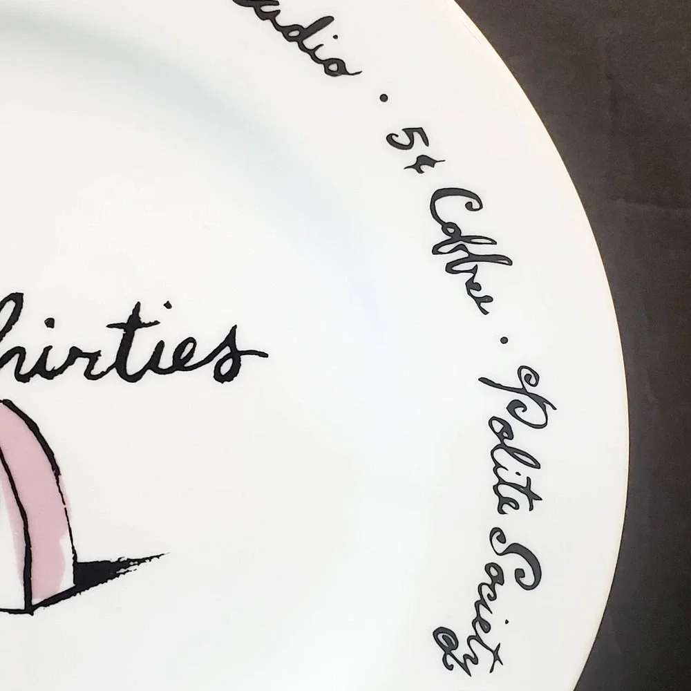 Pottery Barn Decade Salad Dessert Appetizer Plate The Thirties 8.25 inch